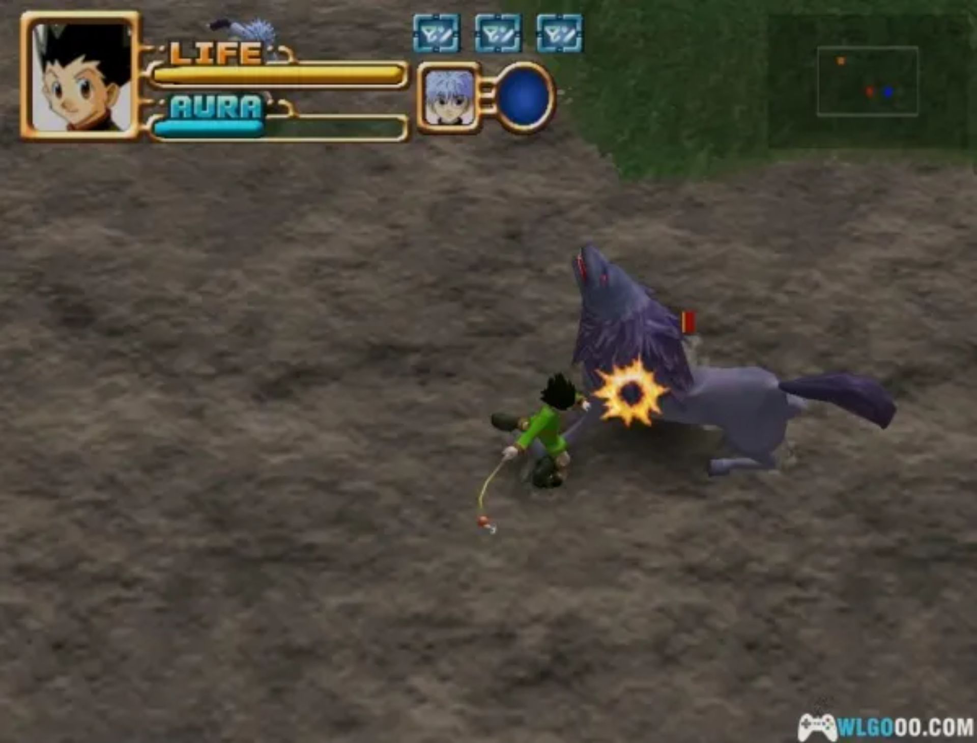 全职猎人：龙脉的祭坛PS2游戏截图第3张