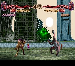 恐龙格斗／原始之怒SFC游戏截图第6张