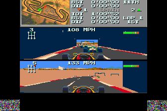 F1赛车MD游戏截图第13张