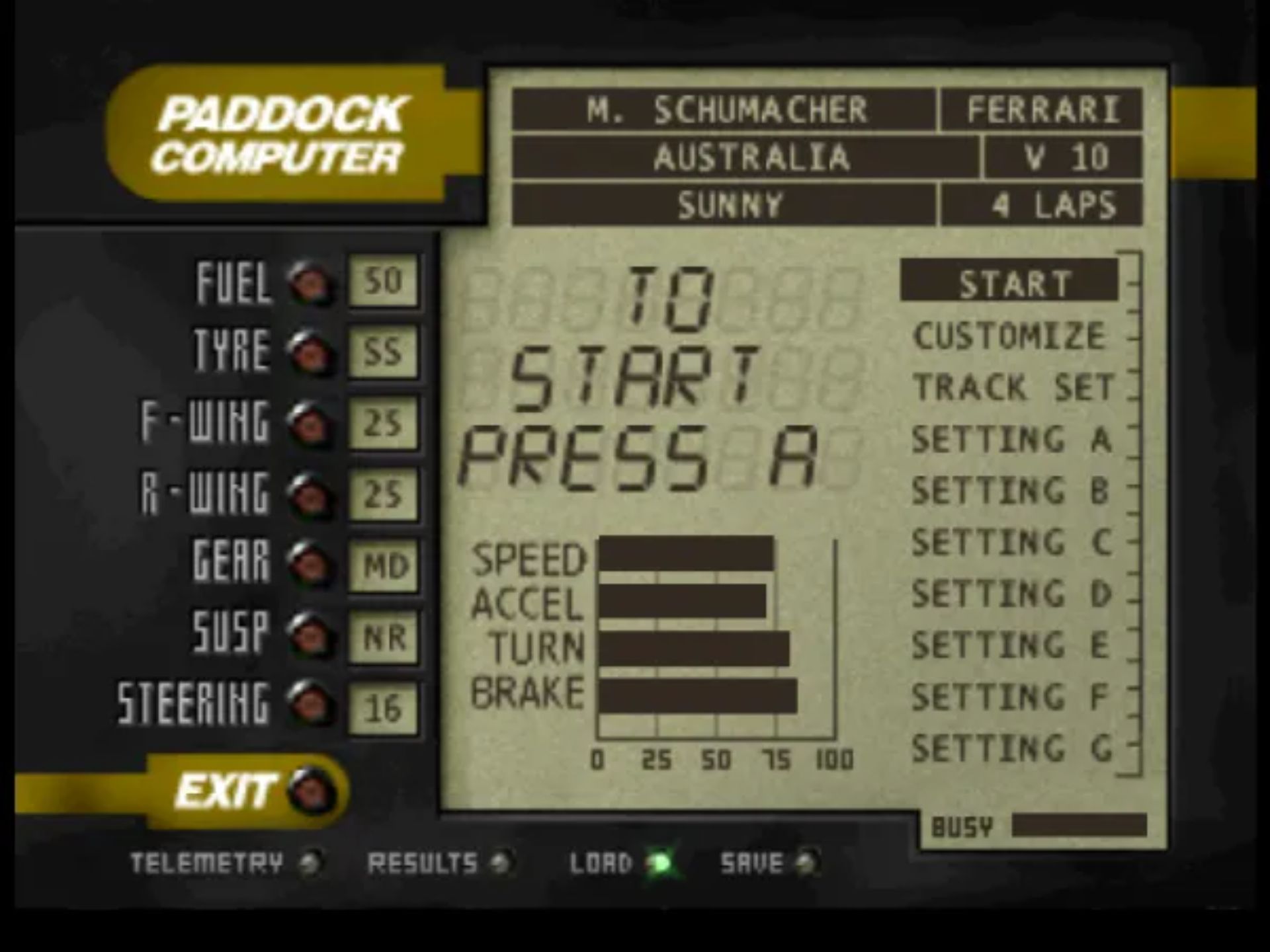 F1国际赛车大奖赛N64游戏截图第6张