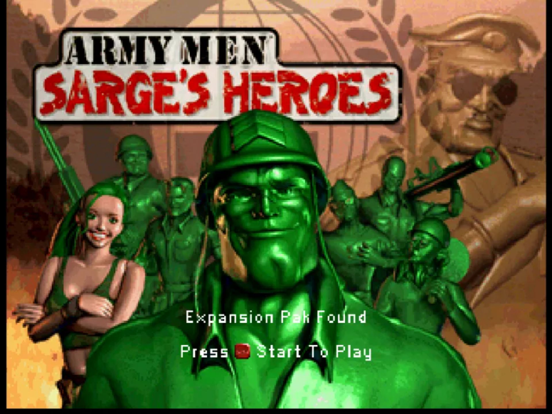 玩具兵大战：萨基英雄1N64游戏截图第4张