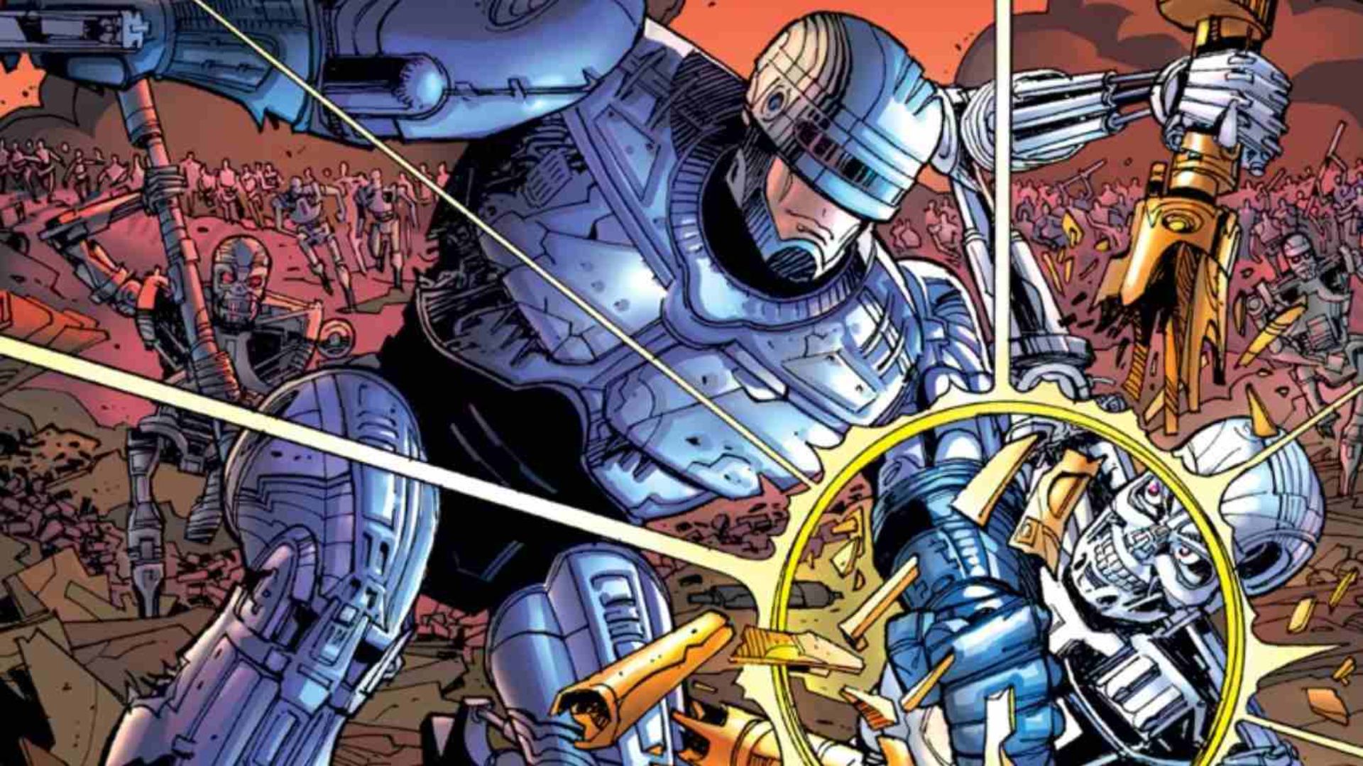 机械战警对终结者MD游戏截图第2张