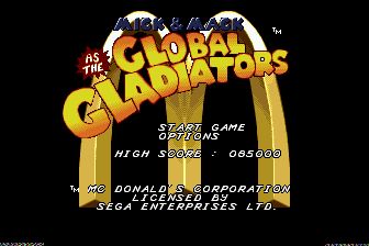 米克与麦可：全球角斗士／橡胶枪MD游戏截图第2张