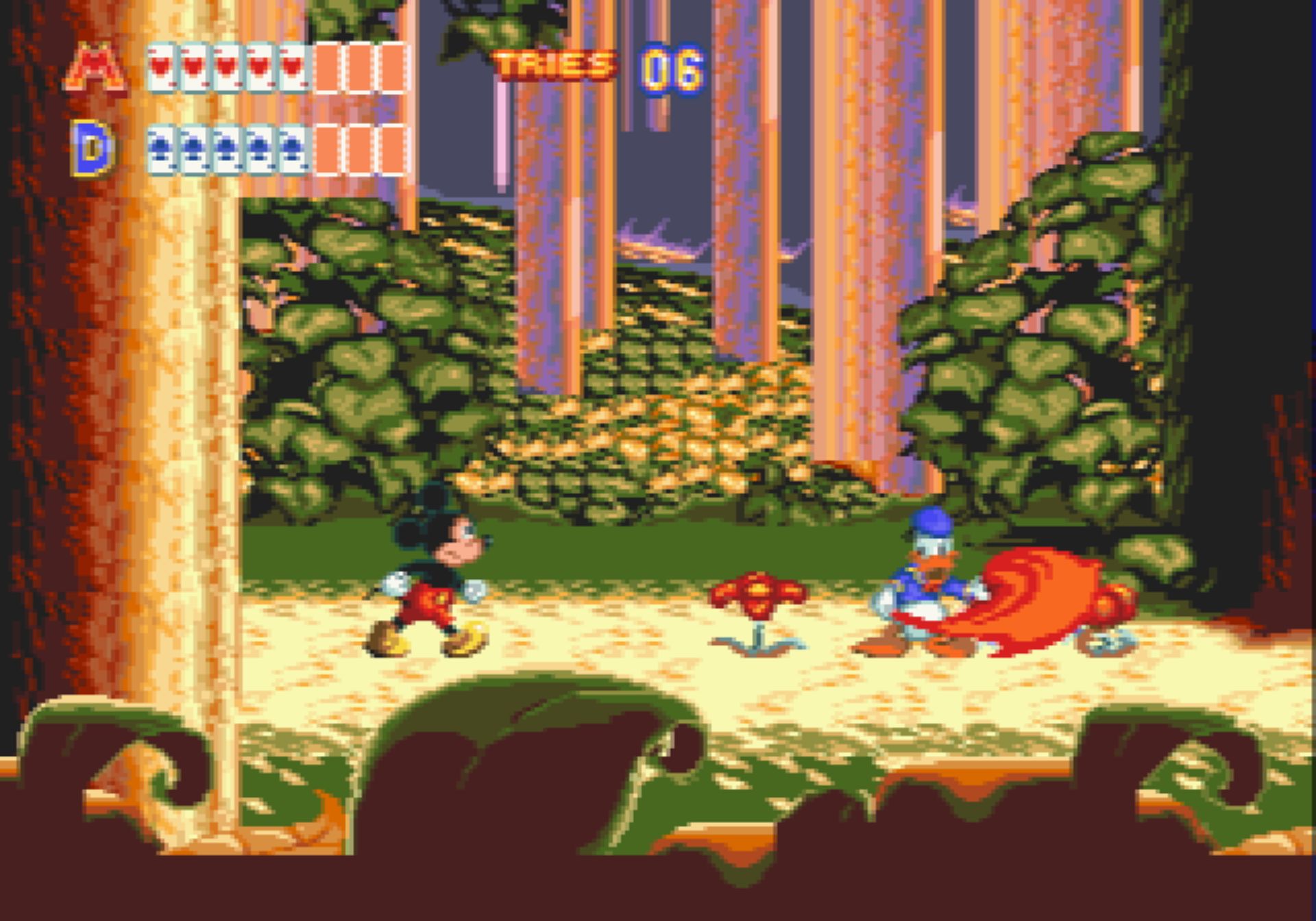 米老鼠与唐老鸭：迷幻世界MD游戏截图第4张