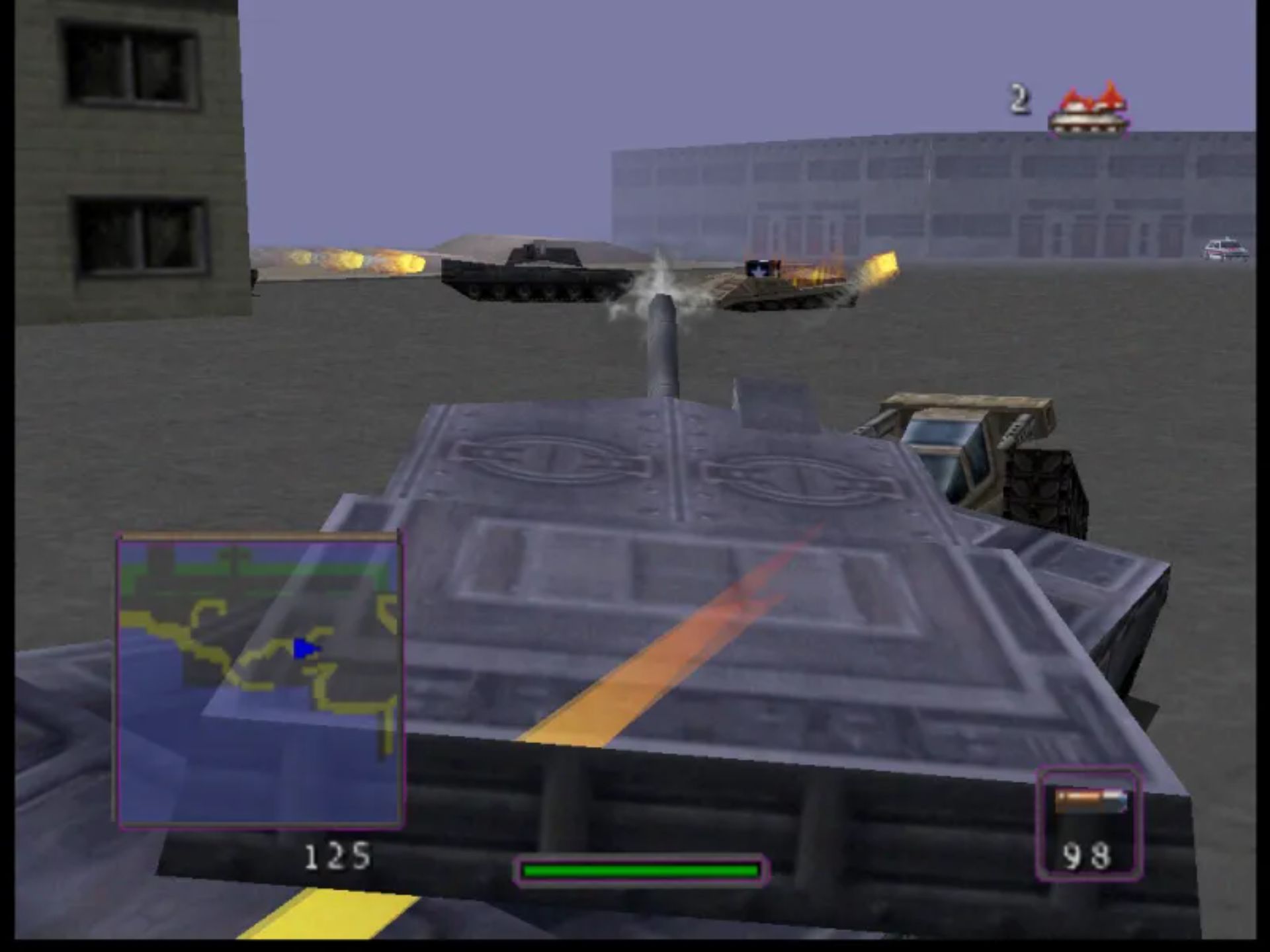 坦克大战：世界公敌N64游戏截图第9张