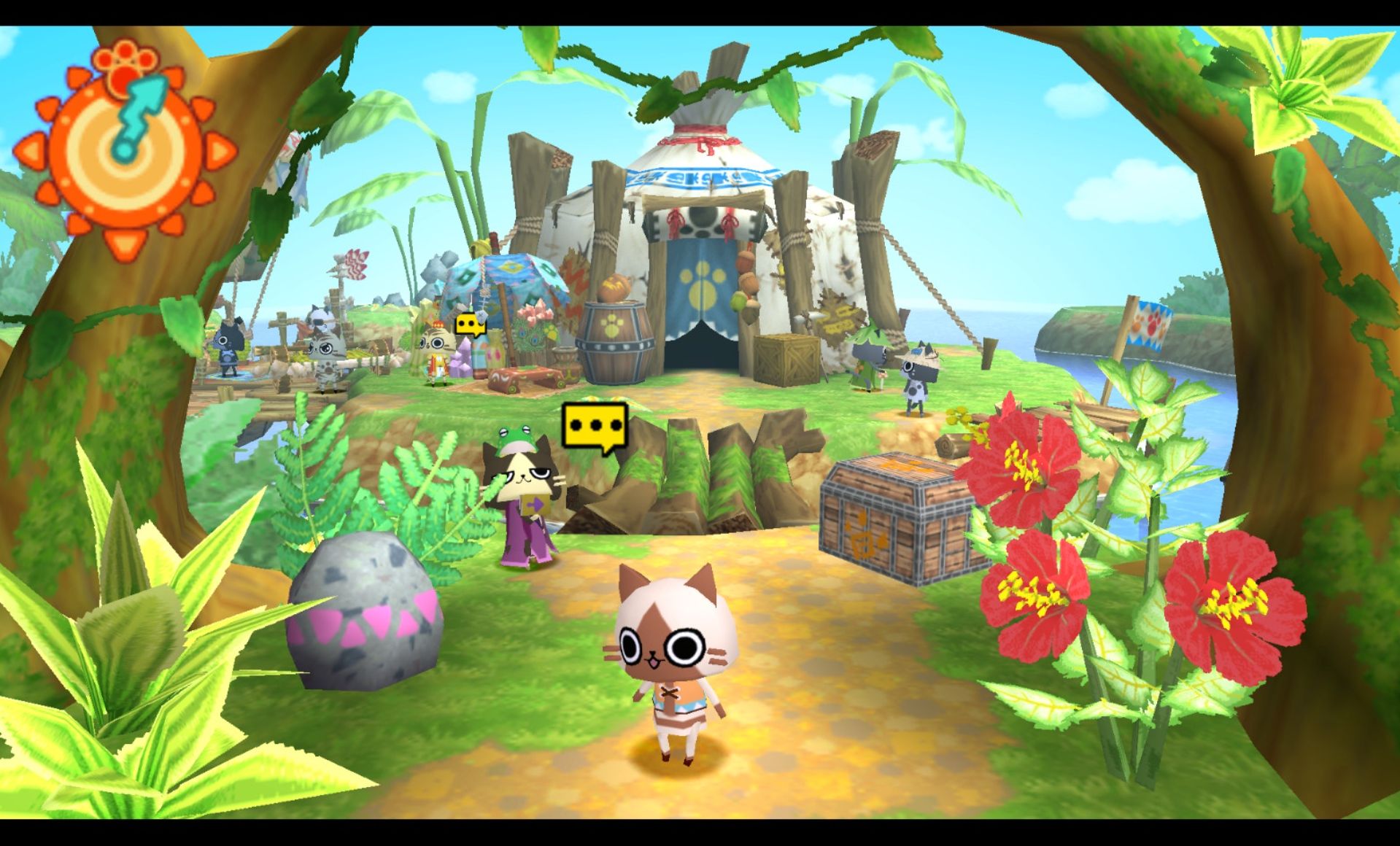 怪物猎人日记：暖洋洋的猫猫村GPSP游戏截图第10张