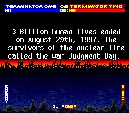终结者2：街机版SFC游戏截图第4张