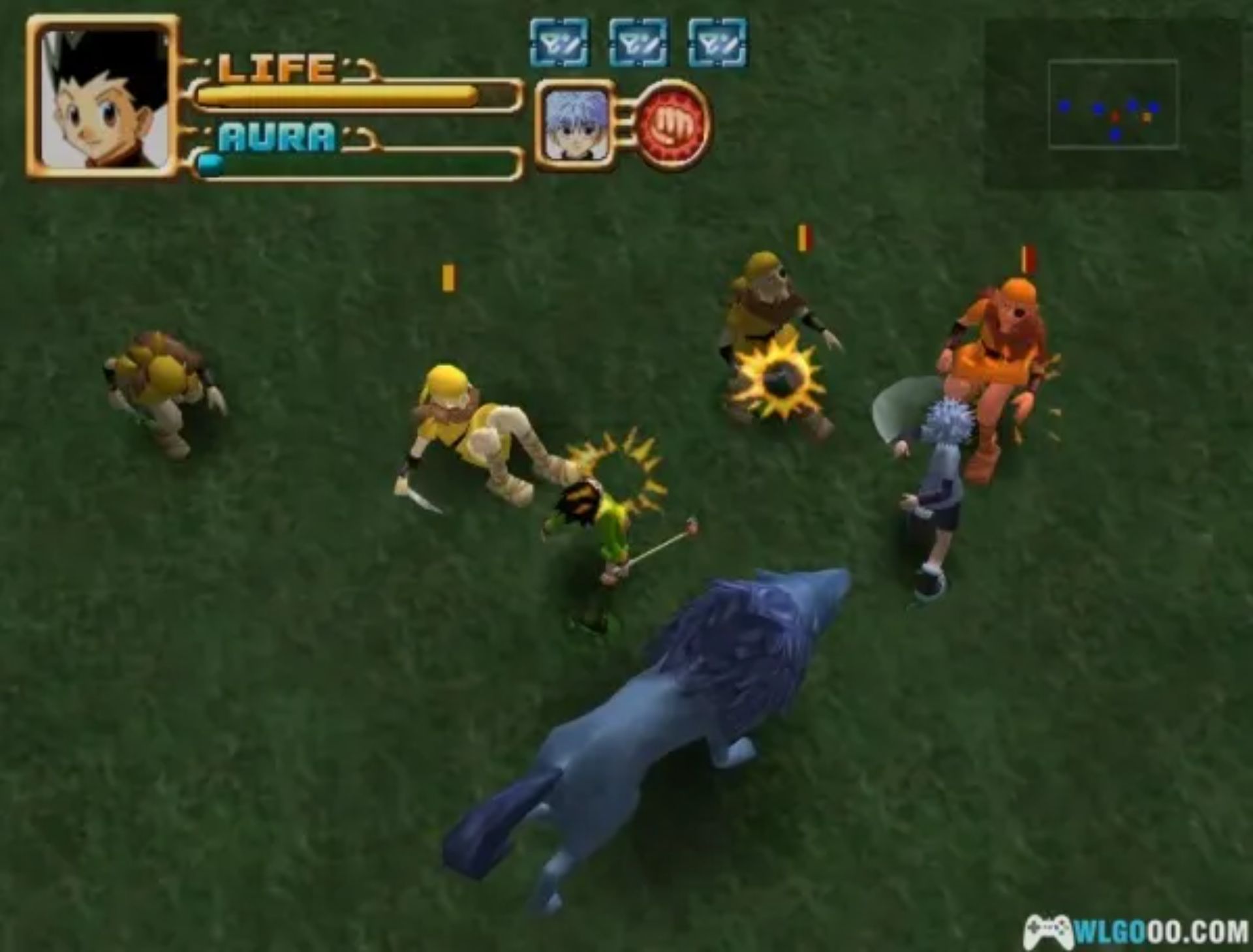 全职猎人：龙脉的祭坛PS2游戏截图第14张