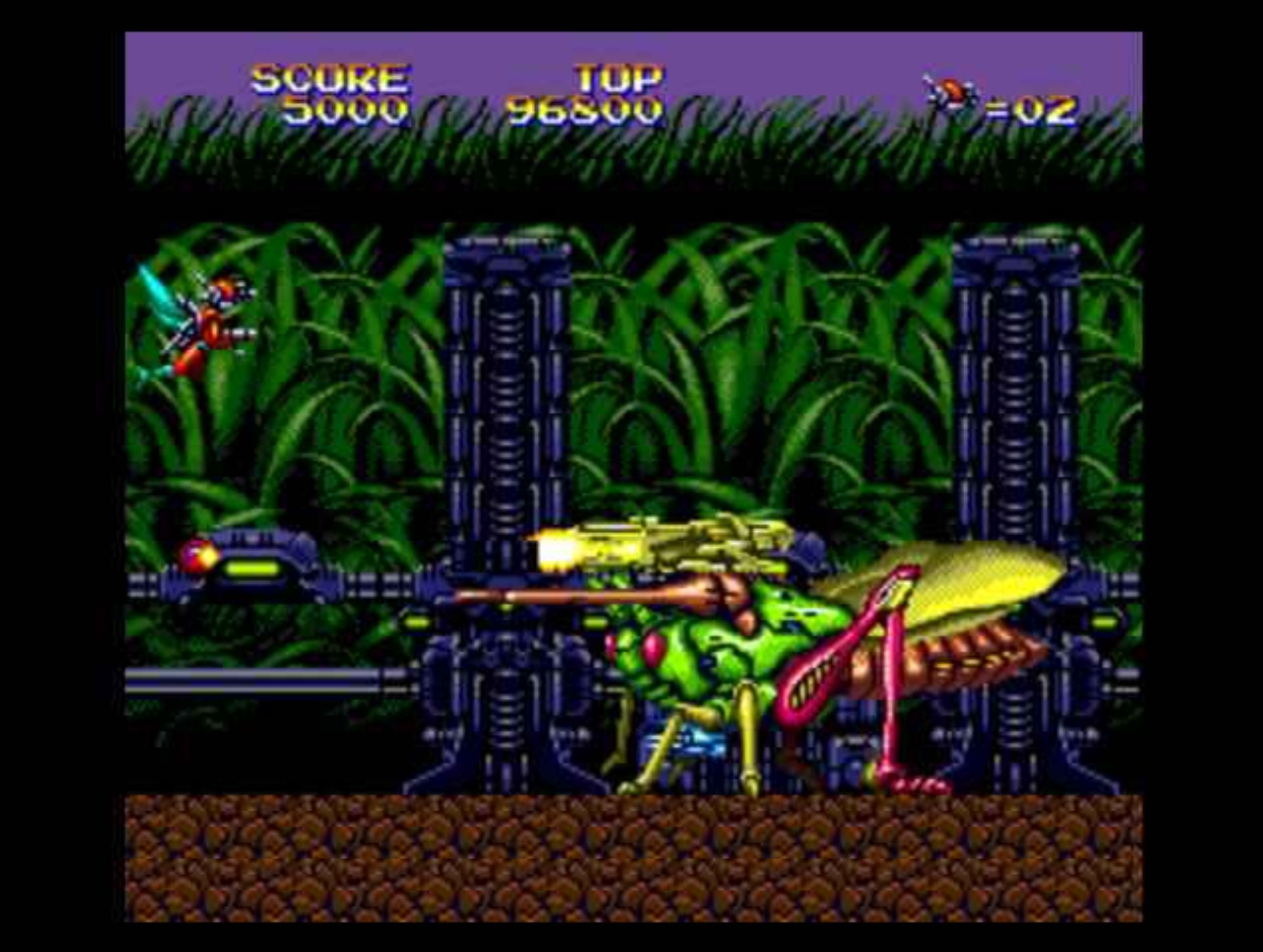 昆虫大战／神蜂物语／杀虫战记X／杀虫战记MD游戏截图第16张