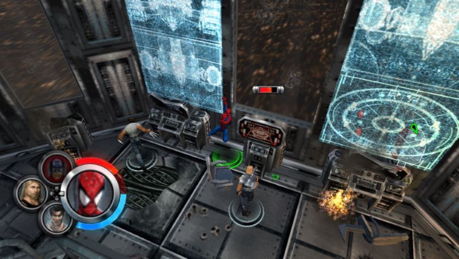 漫画英雄：终极联盟PSP游戏截图第17张