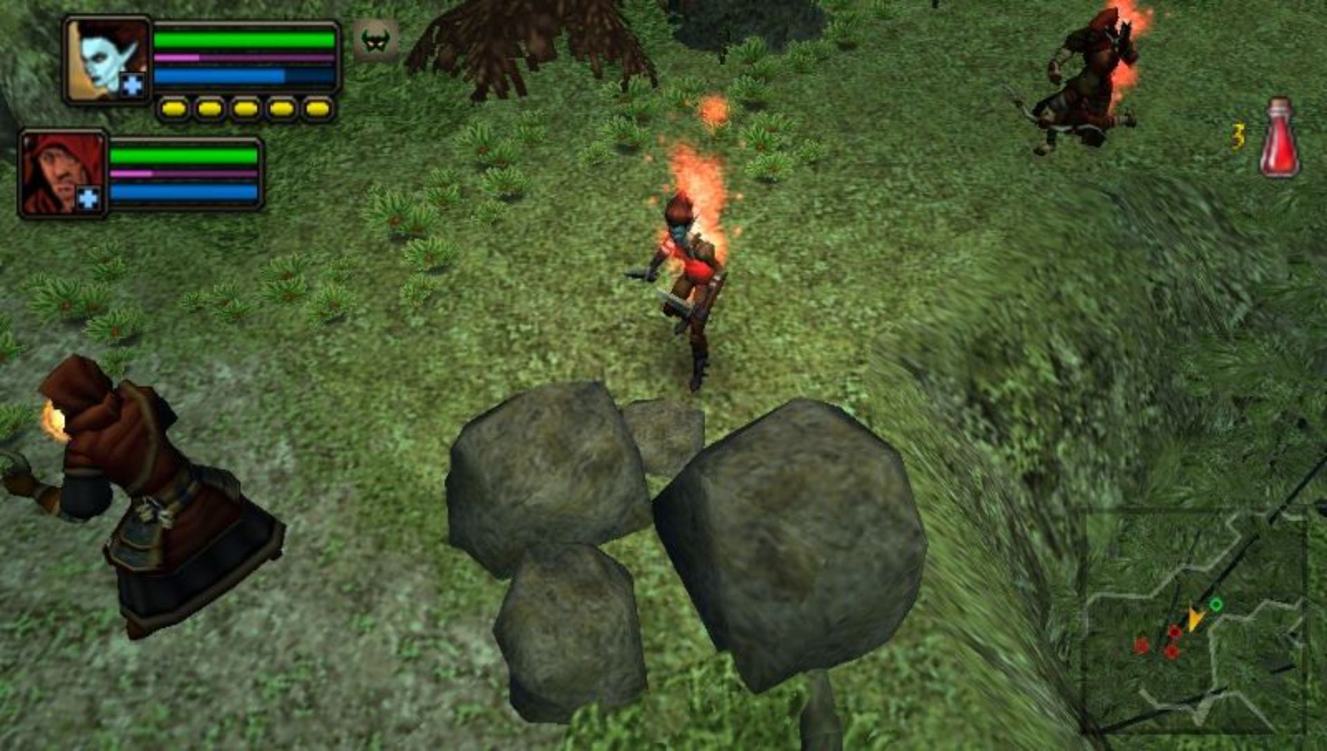 地牢围攻：痛苦的王座PSP游戏截图第9张