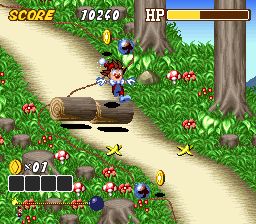 凯伦的疯狂追逐／小丑王子大冒险SFC游戏截图第19张