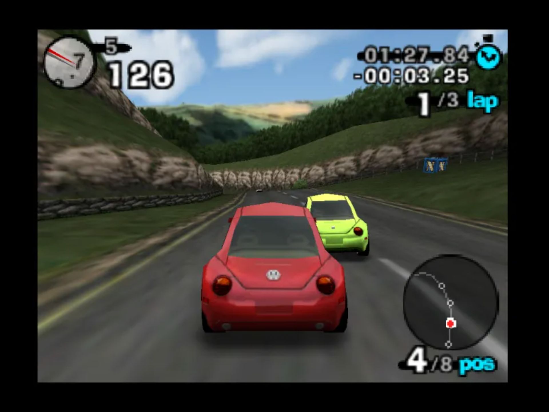 甲壳虫冒险赛车N64游戏截图第11张