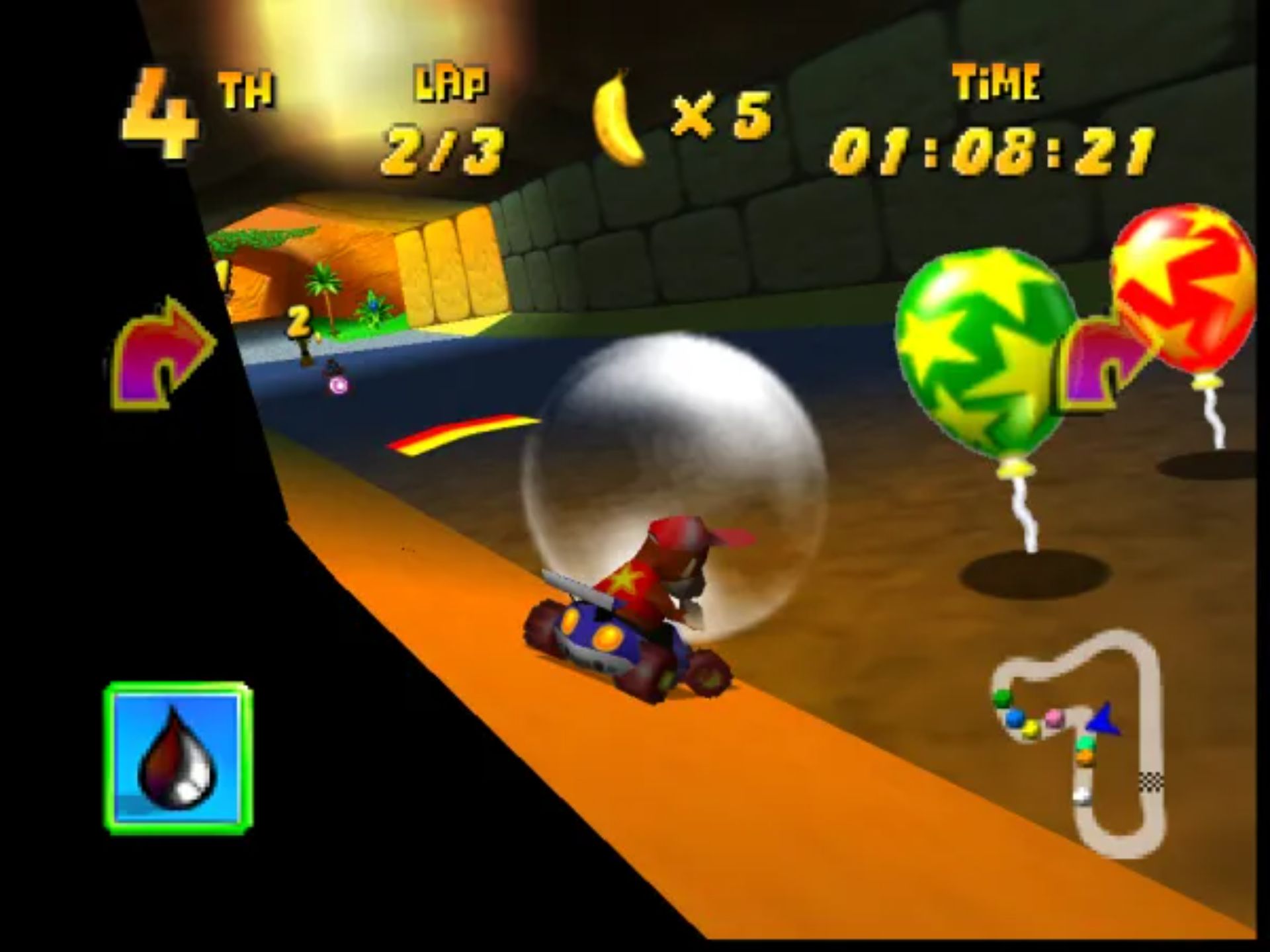 迪迪刚赛车N64游戏截图第19张