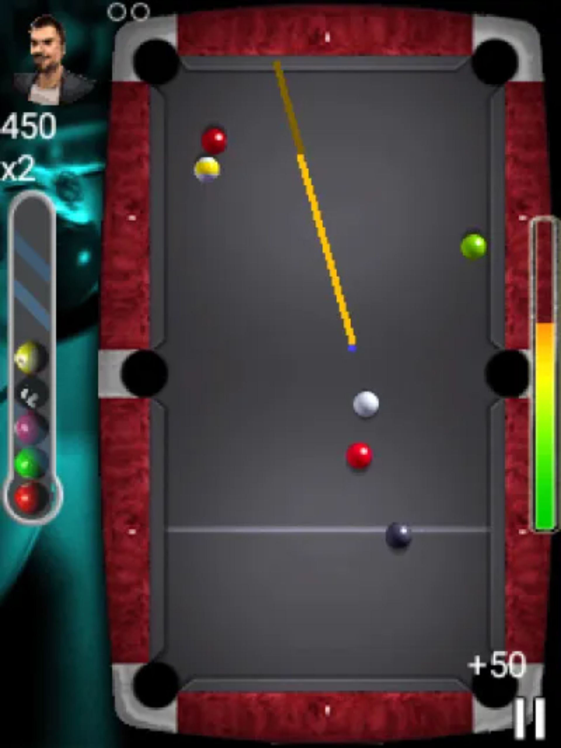 3D真人花式台球Java游戏截图第5张