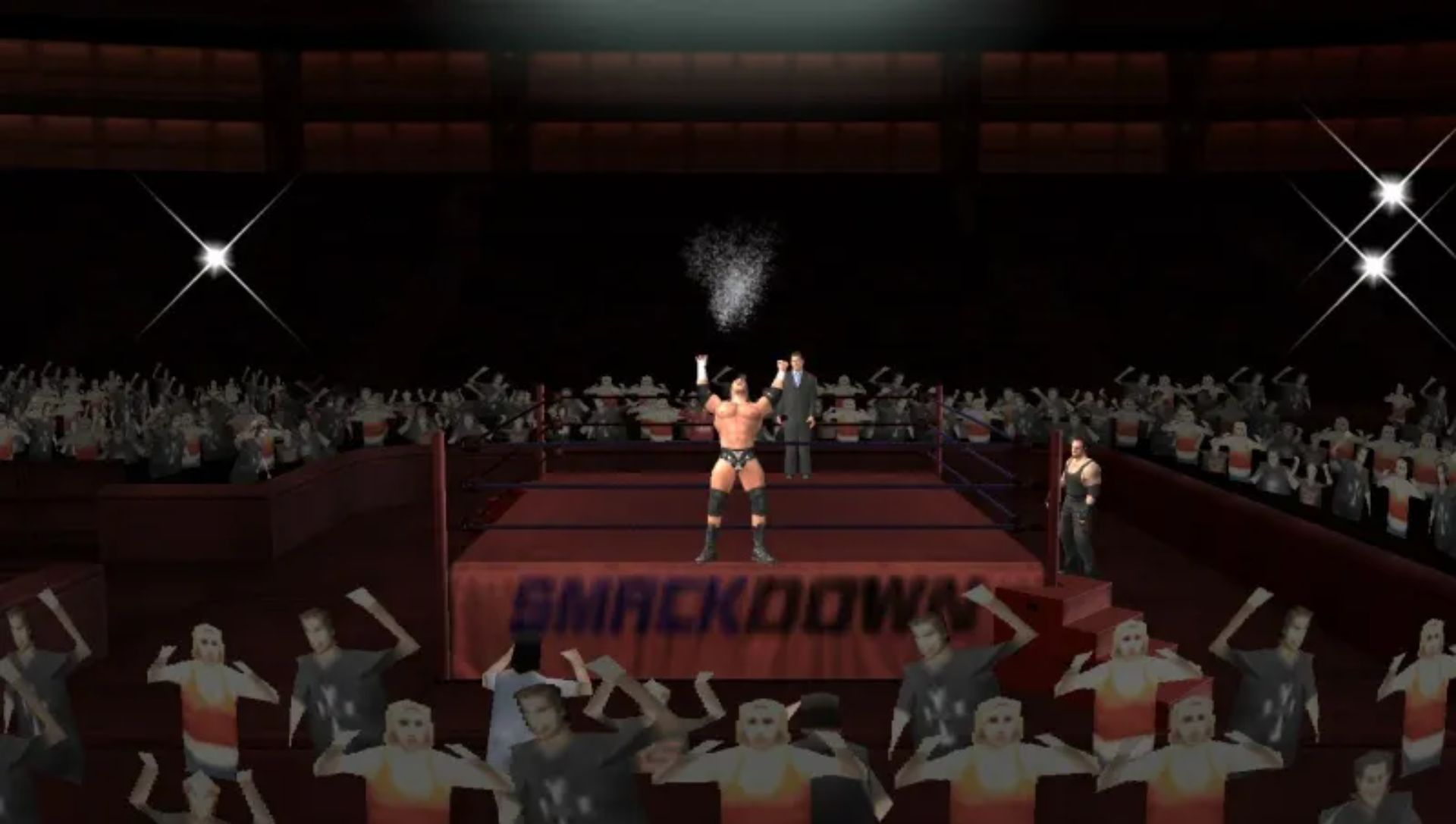 世界摔跤联盟2006PSP游戏截图第4张