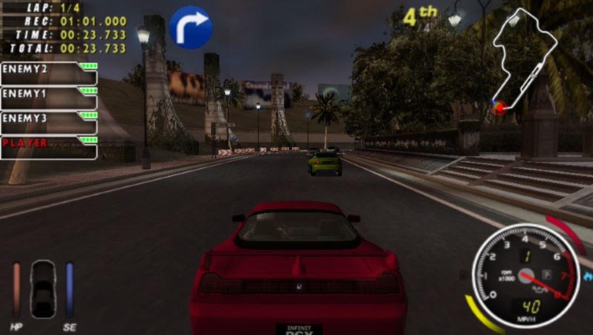 DT街头暴力赛车PSP游戏截图第7张