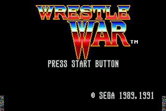 摔跤大战／摔角大战MD游戏截图第1张