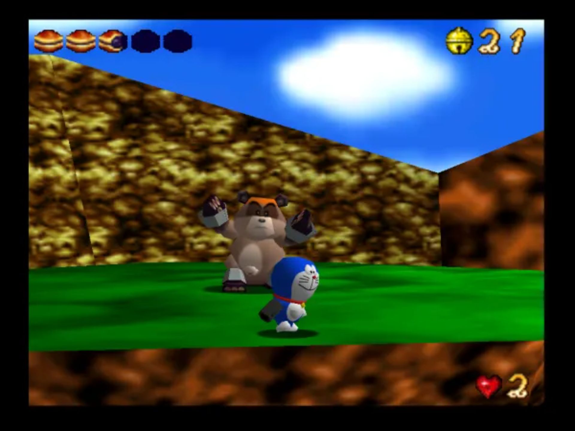 哆啦A梦：三颗精灵石 (Doraemon – Nobita to 3tsu no Seireiseki) N64游戏截图第14张