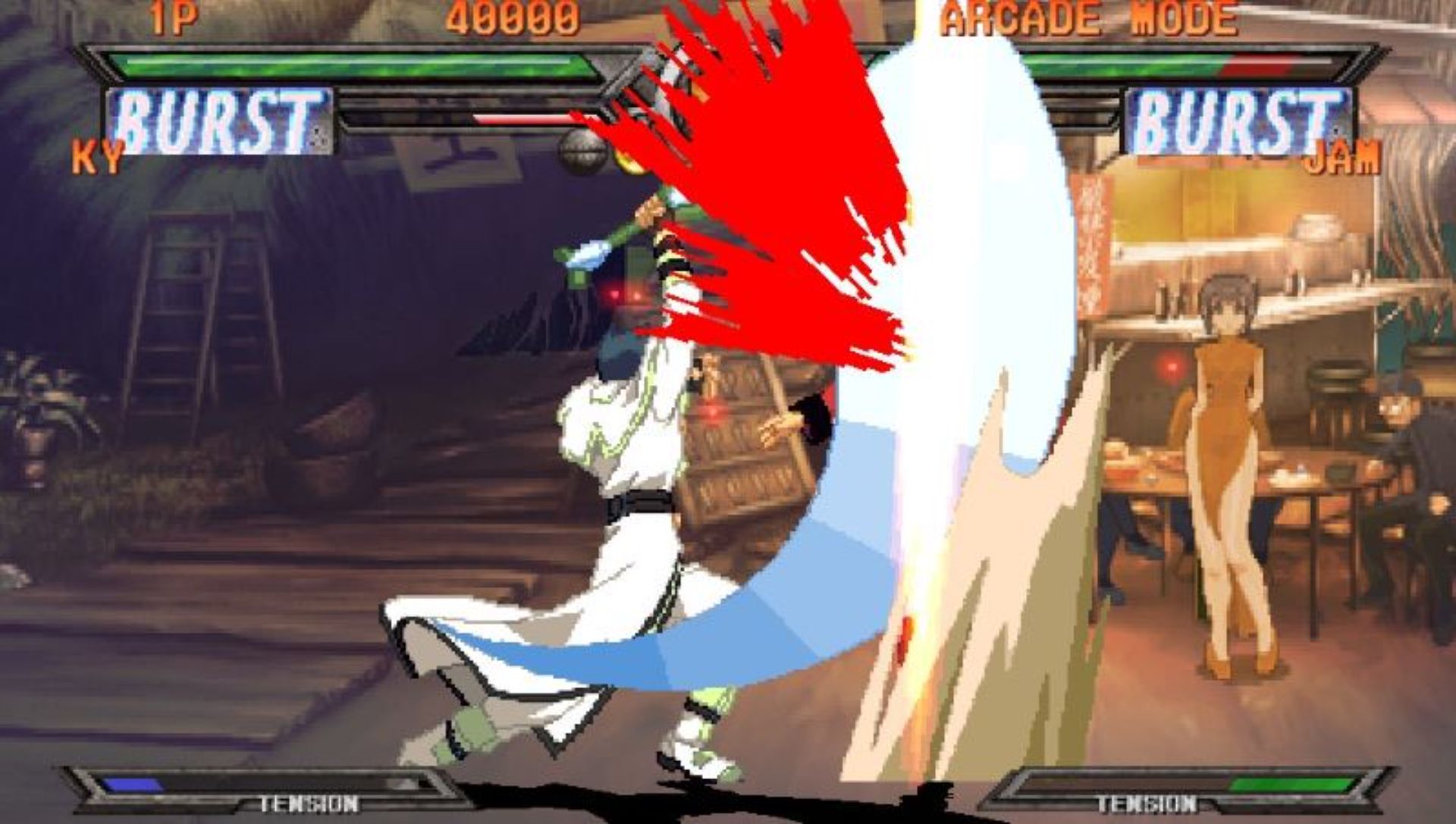 罪恶装备XX：重制版PSP游戏截图第6张