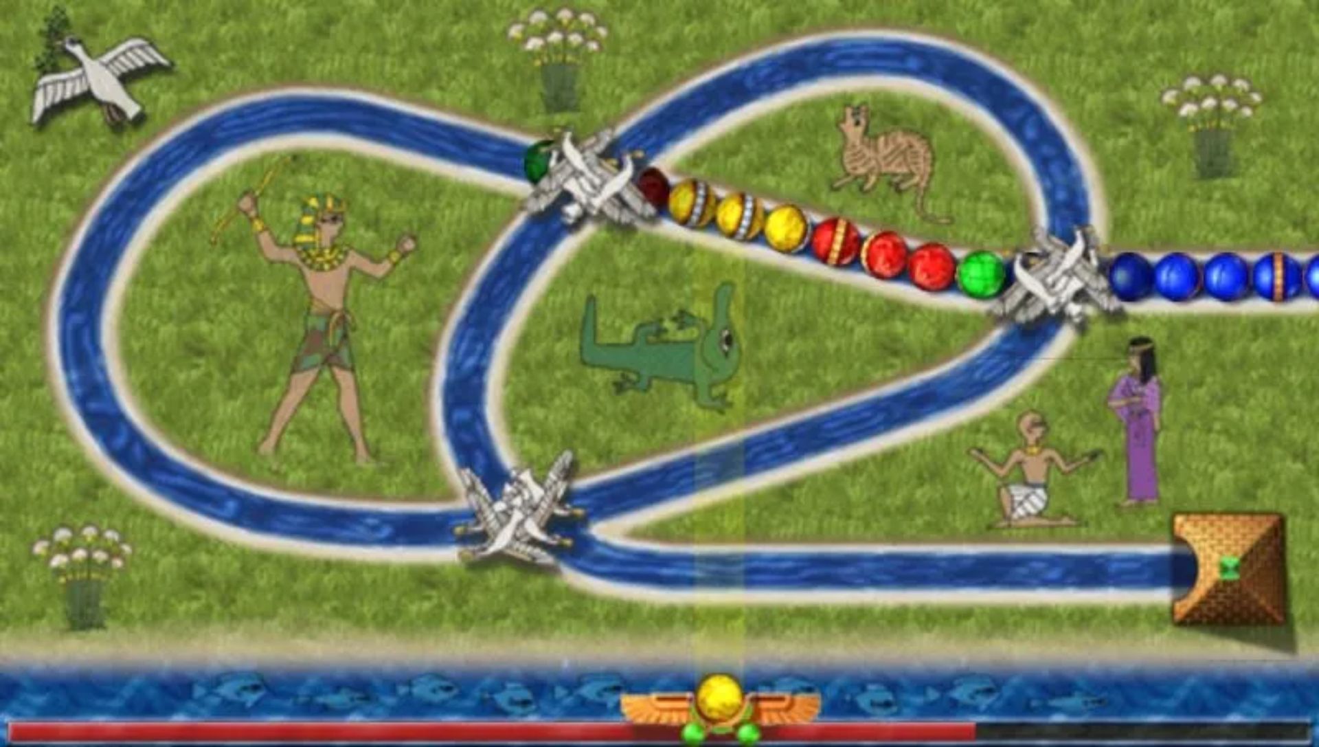 卢克索：金字塔祖玛PSP游戏截图第11张