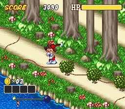 凯伦的疯狂追逐／小丑王子大冒险SFC游戏截图第17张