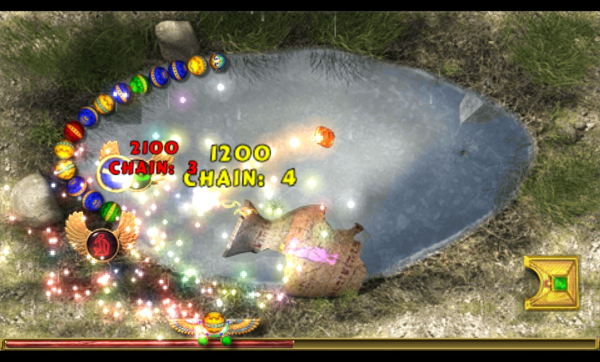 埃及祖玛：法老王的挑战PSP游戏截图第14张