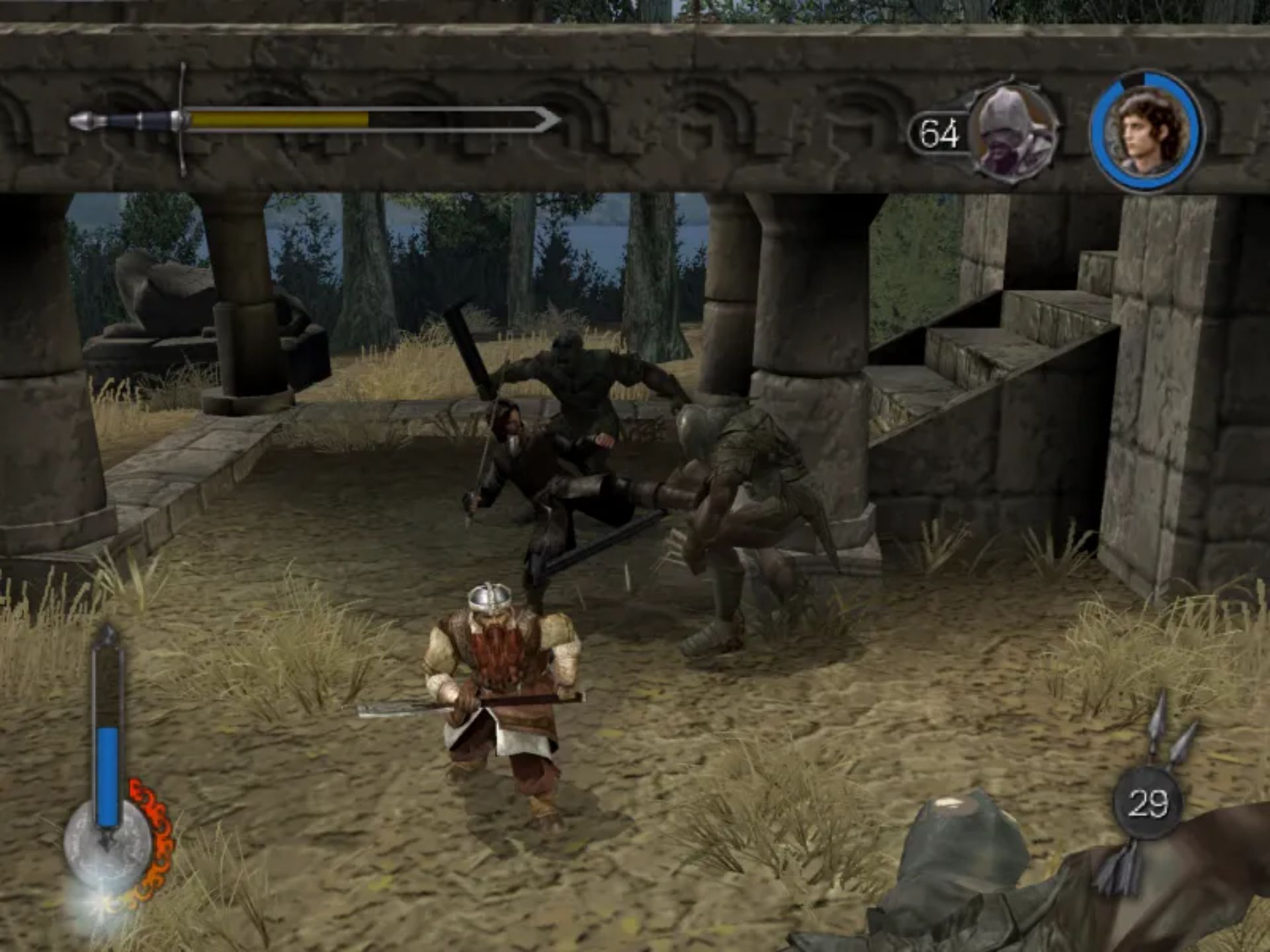 指环王/魔戒:双塔奇兵PS2游戏截图第14张