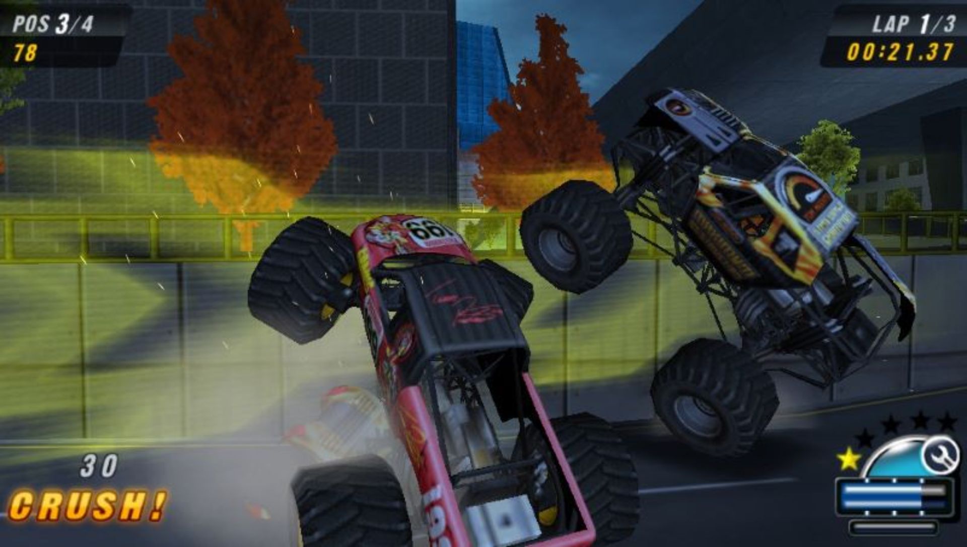 怪物卡车：城市乱斗PSP游戏截图第10张