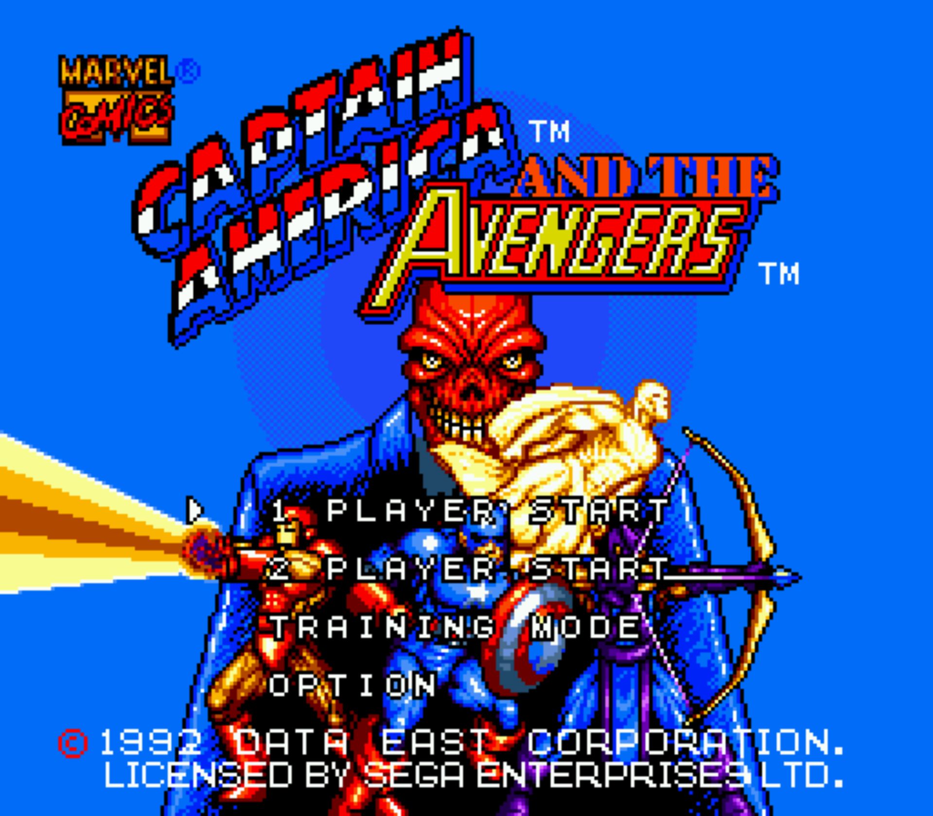 美国队长与复仇者／上尉命令／上尉密令MD游戏截图第2张