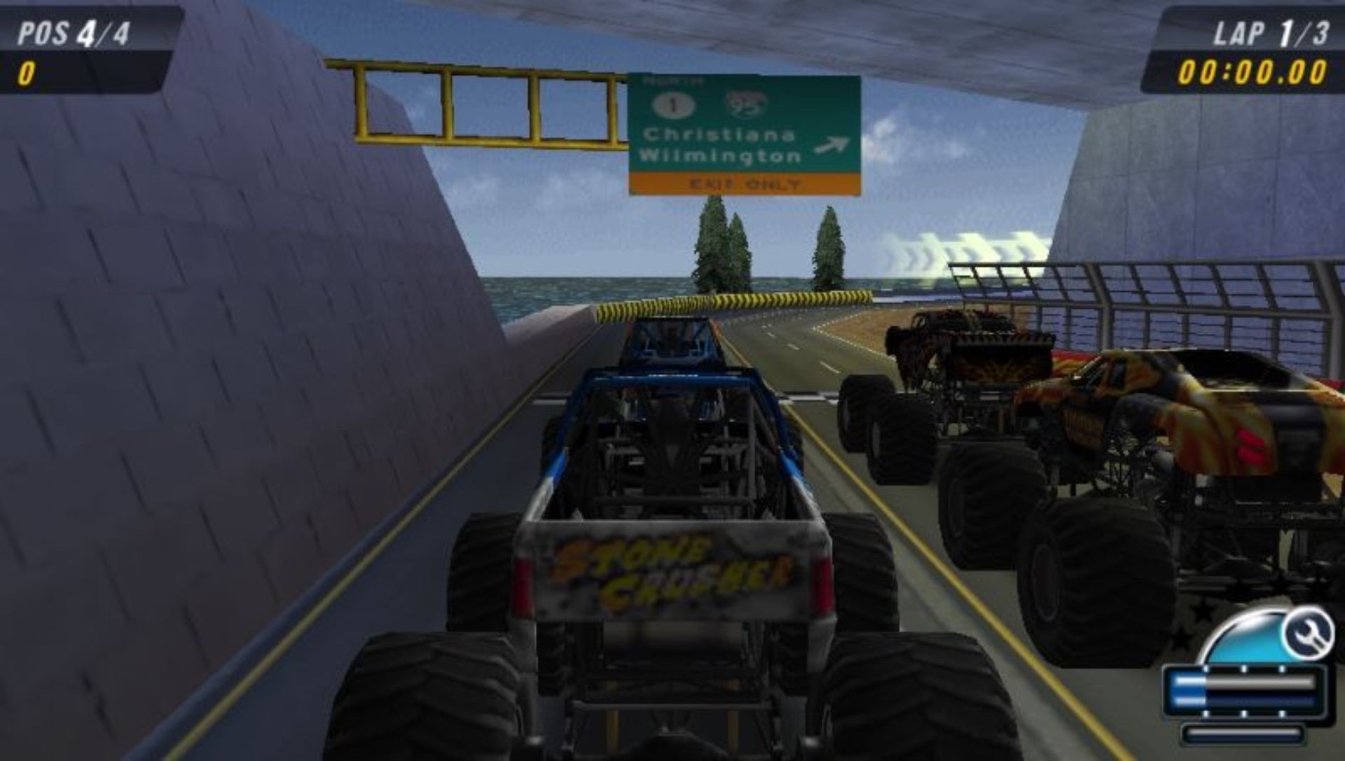 怪物卡车：城市乱斗PSP游戏截图第4张