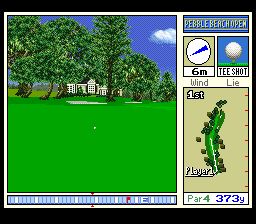 圆石滩高尔夫SFC游戏截图第9张