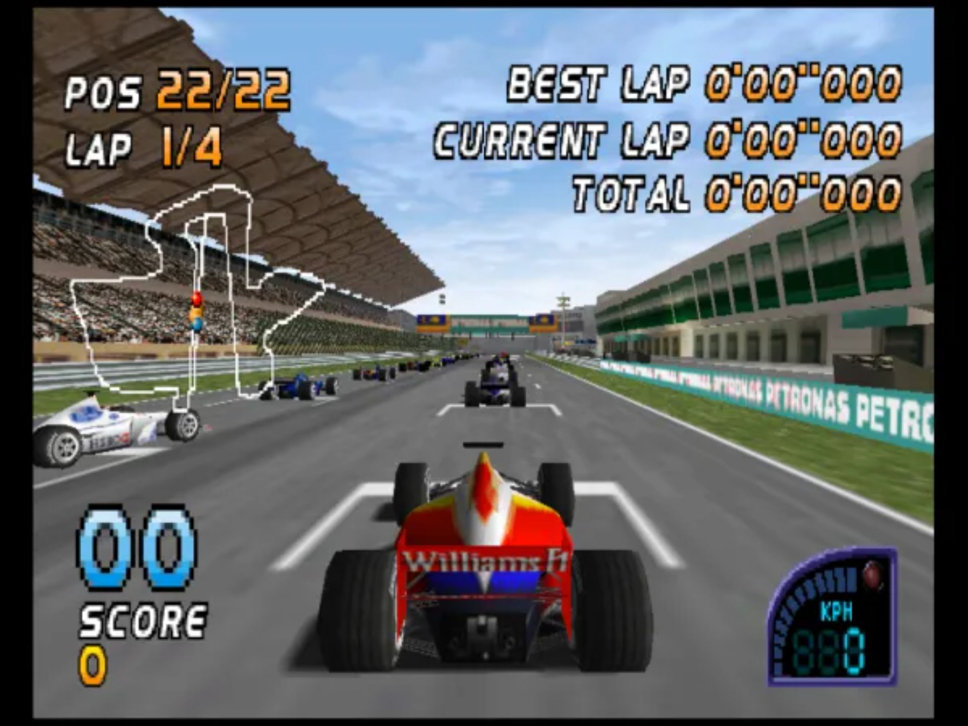 F1赛车锦标赛N64游戏截图第6张