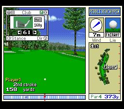 圆石滩高尔夫SFC游戏截图第10张