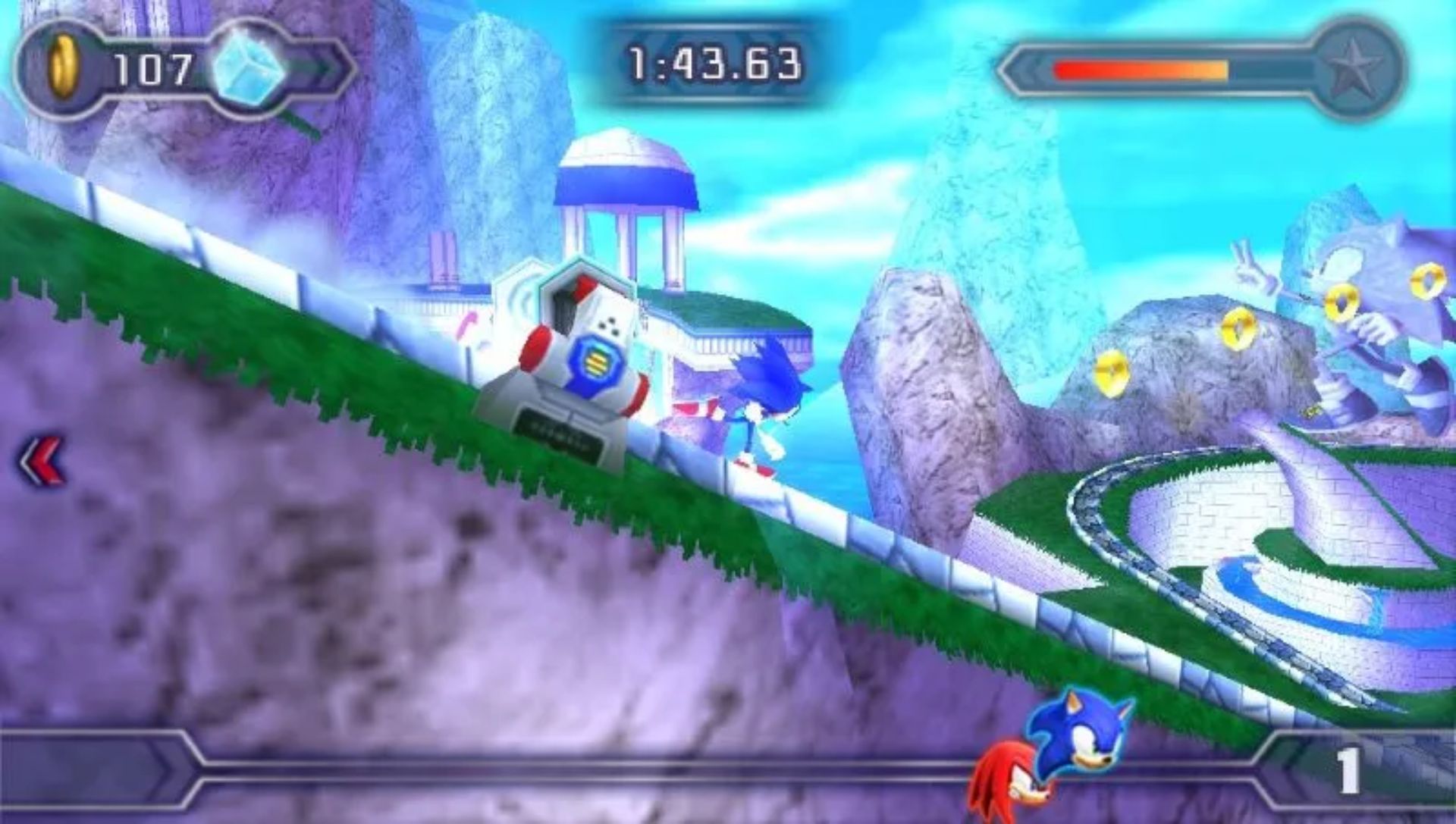 索尼克：竞争者2PSP游戏截图第13张