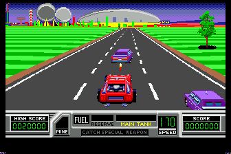 爆裂赛车／火爆公路赛车MD游戏截图第3张