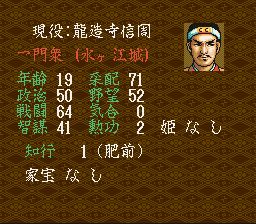 信长之野望：霸王传SFC游戏截图第16张