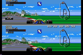 法拉利大奖赛挑战／法拉利大赛车／方程式大奖赛MD游戏截图第7张