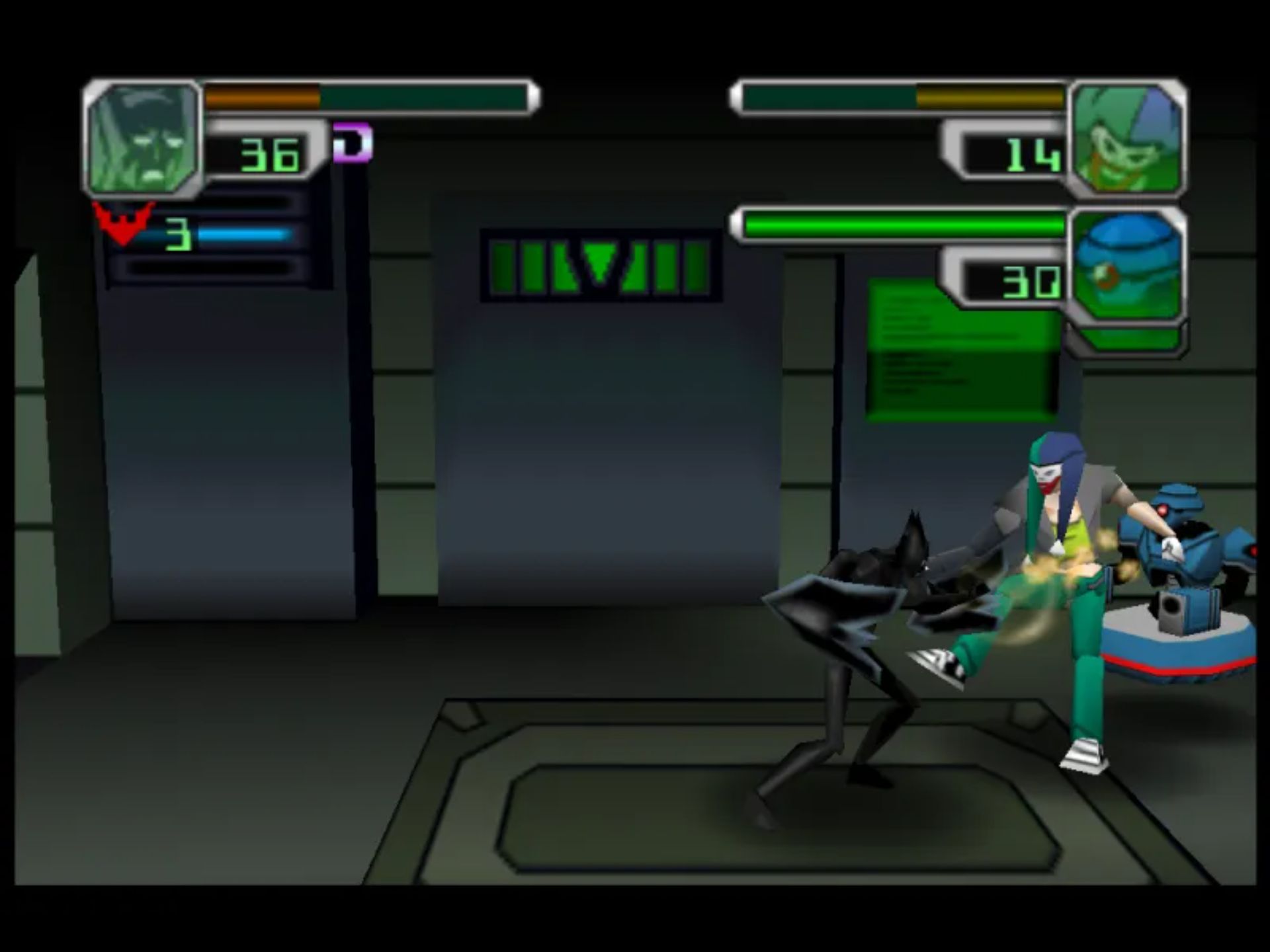 未来蝙蝠侠：小丑的归来N64游戏截图第12张
