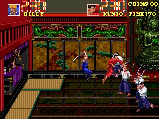 双截龙3：罗塞塔之石街机游戏截图第9张