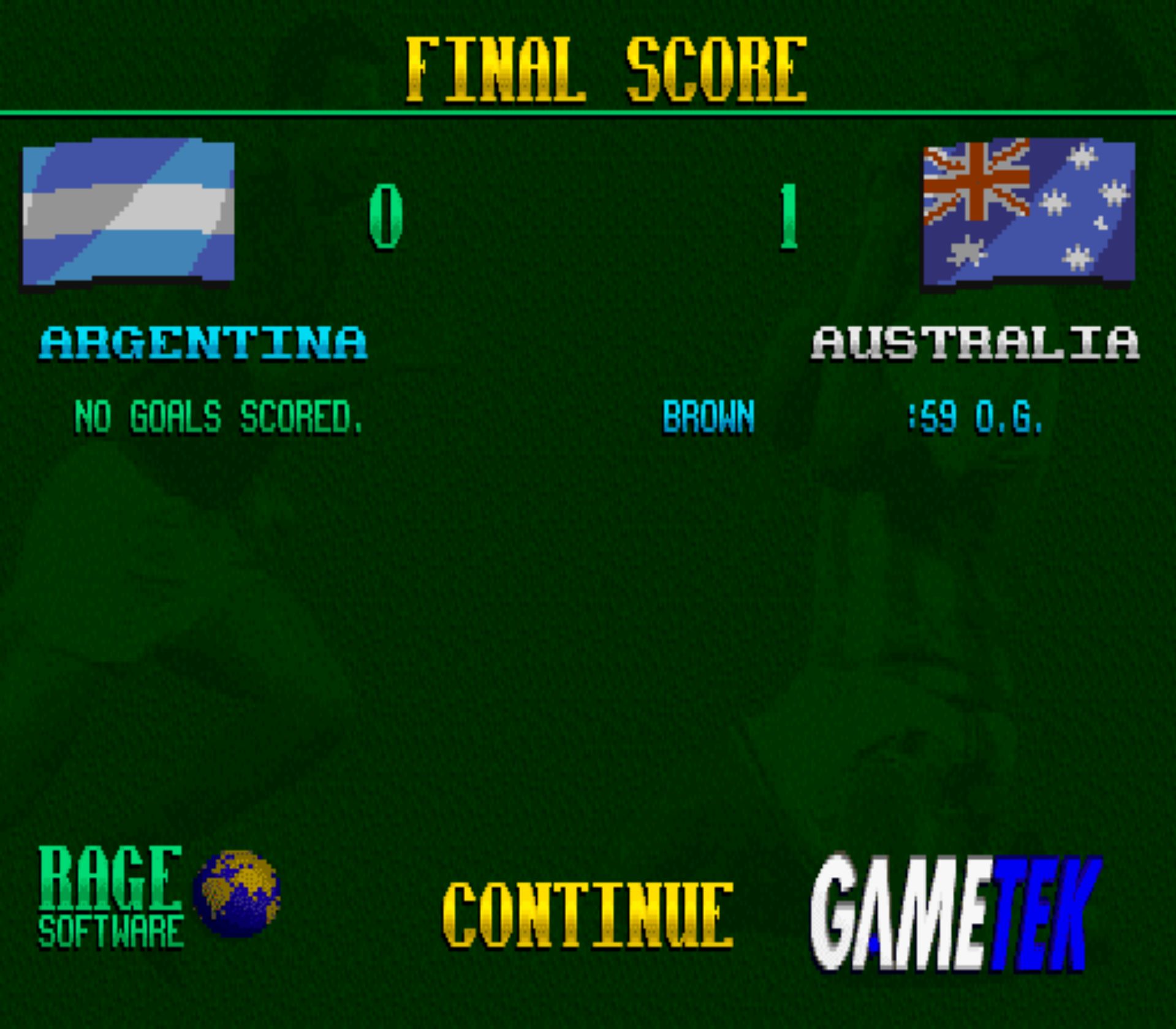 世界杯前锋足球SFC游戏截图第15张