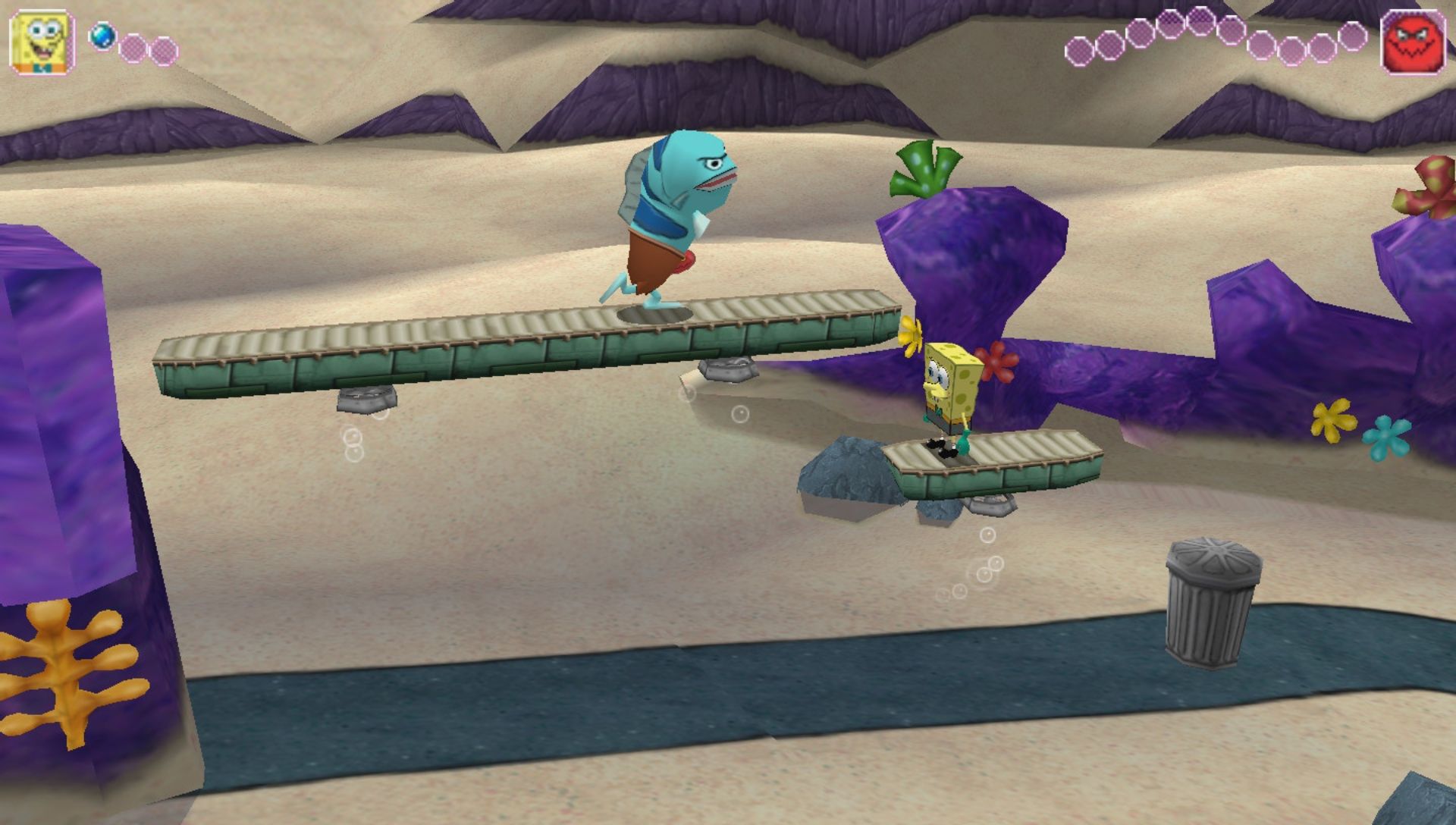 海绵宝宝：黄色复仇者PSP游戏截图第17张