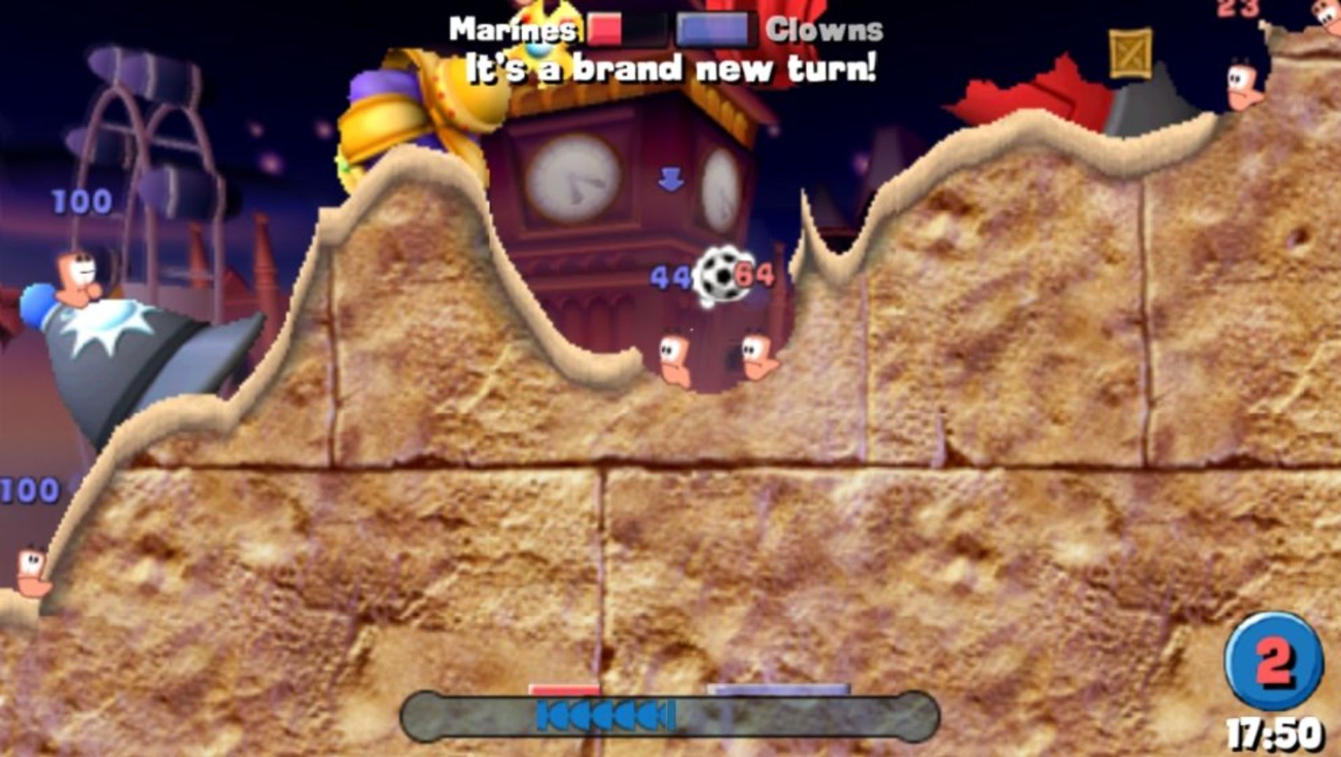 百战天虫：开战时刻1PSP游戏截图第10张