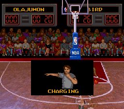 NBA全美明星挑战赛SFC游戏截图第9张