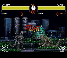 哥斯拉：怪兽大决战SFC游戏截图第4张