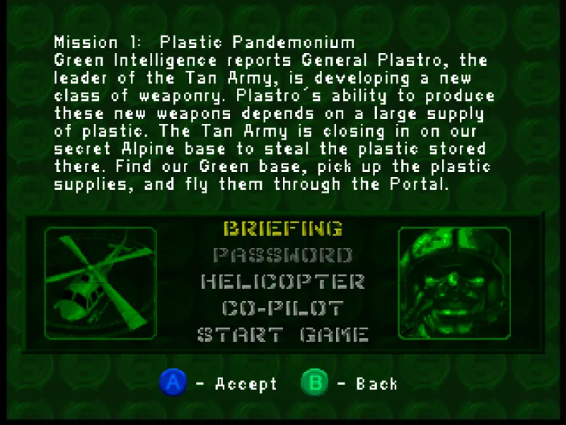 玩具兵大战：空中打击N64游戏截图第5张