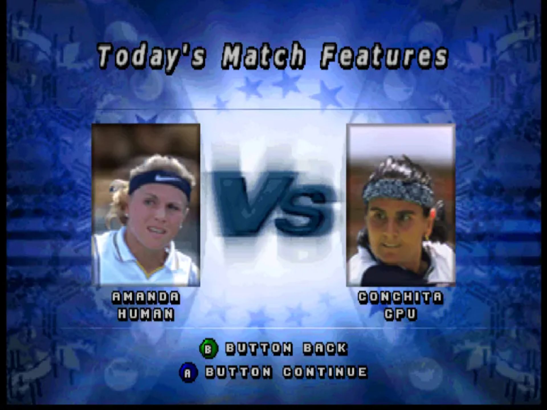 全明星网球99N64游戏截图第16张