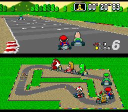 超级马里奥赛车SFC游戏截图第8张