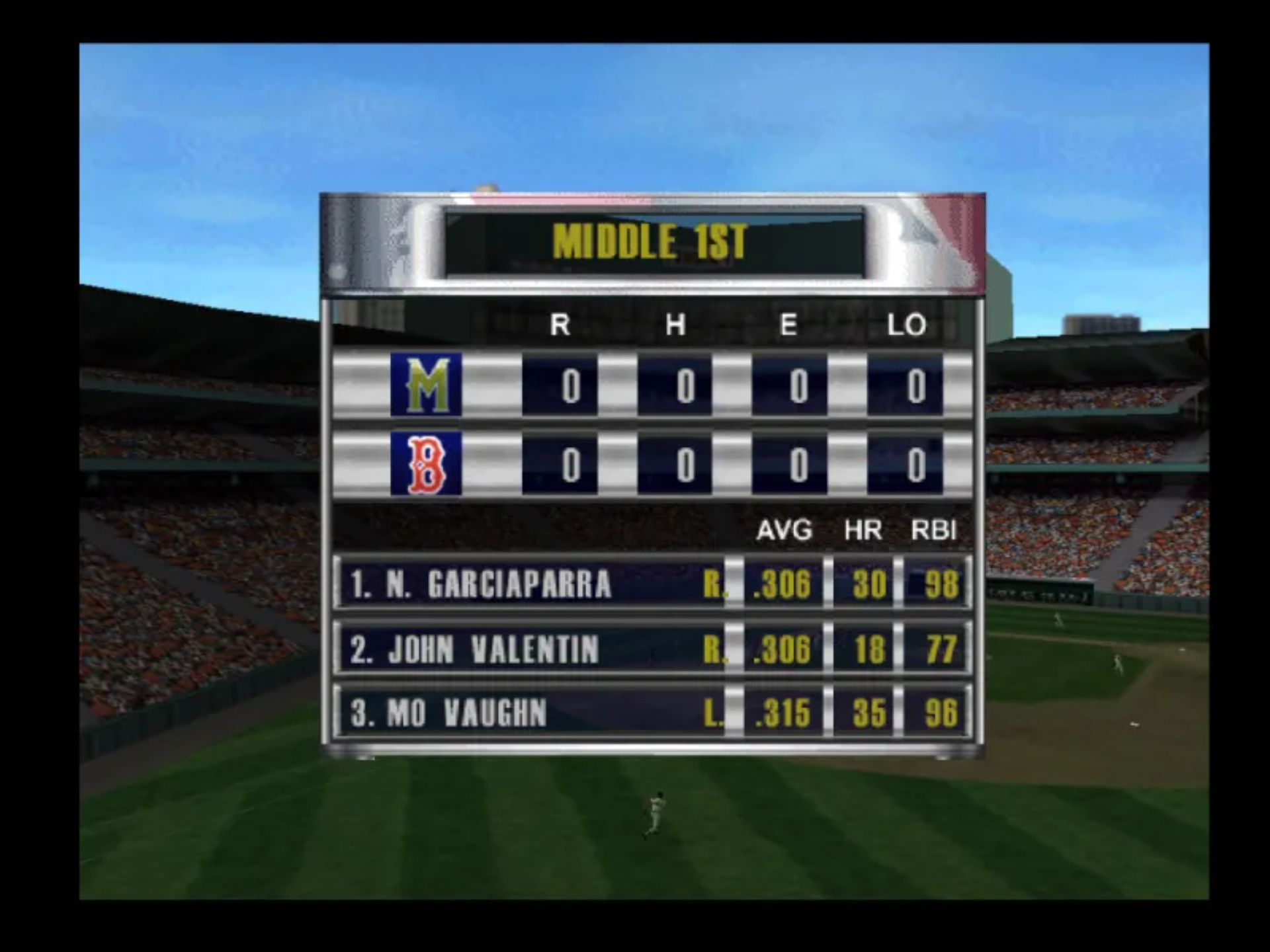 全明星棒球99N64游戏截图第13张
