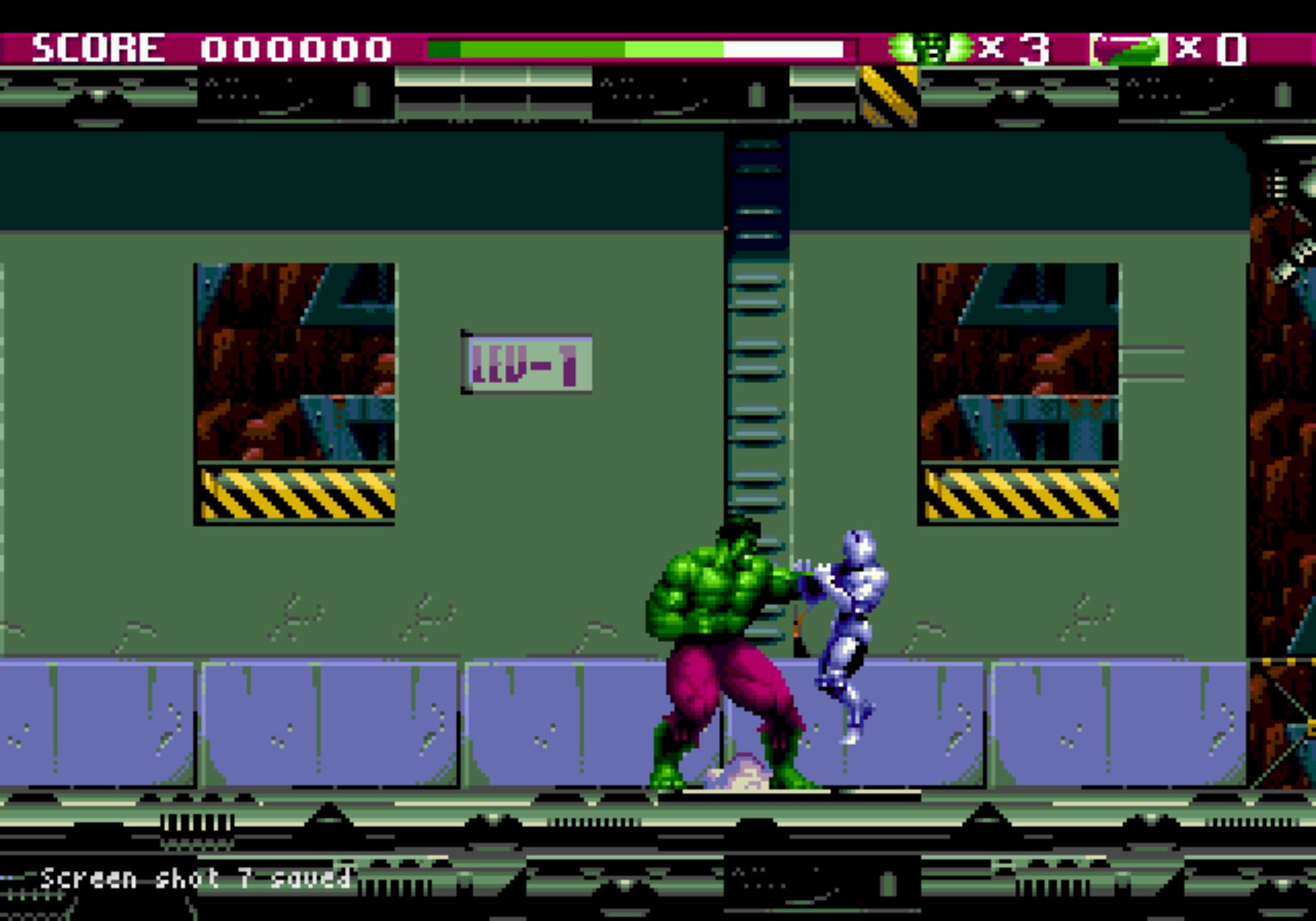 绿巨人／无敌浩克MD游戏截图第5张